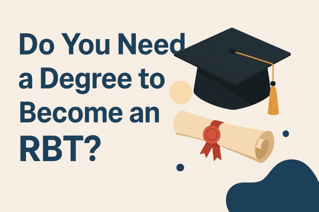 Do you need a degree to become a RBT?