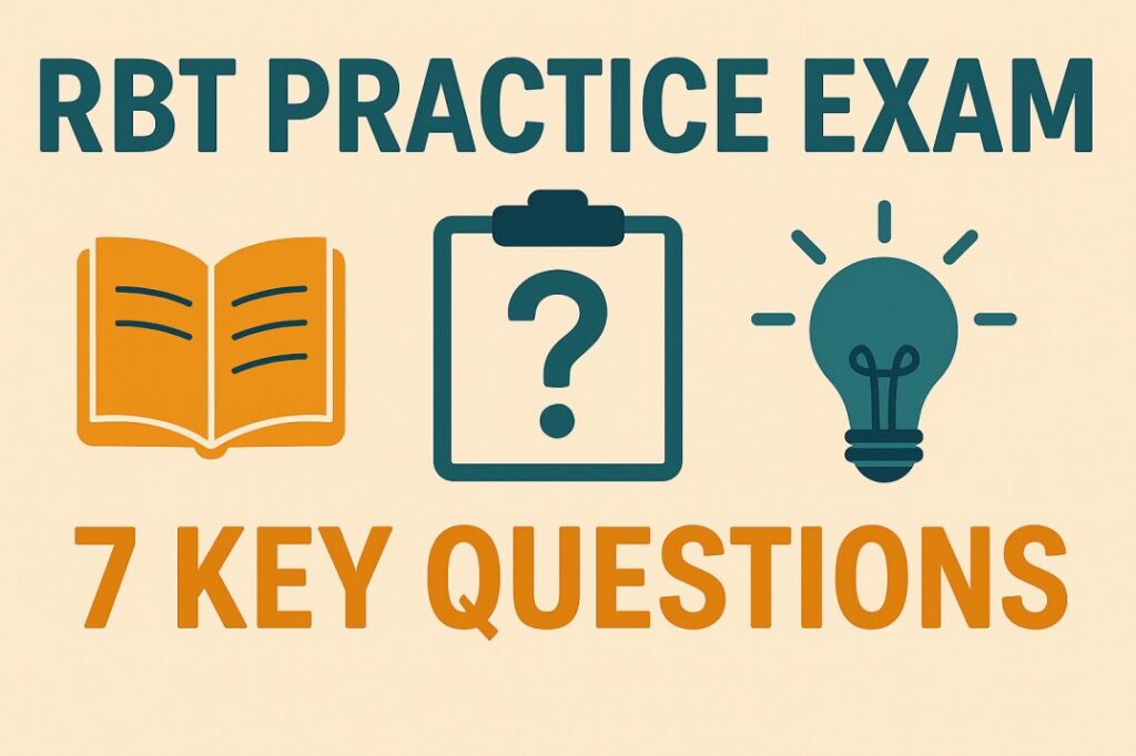 RBT Practice Exams - 7 Practice Questions